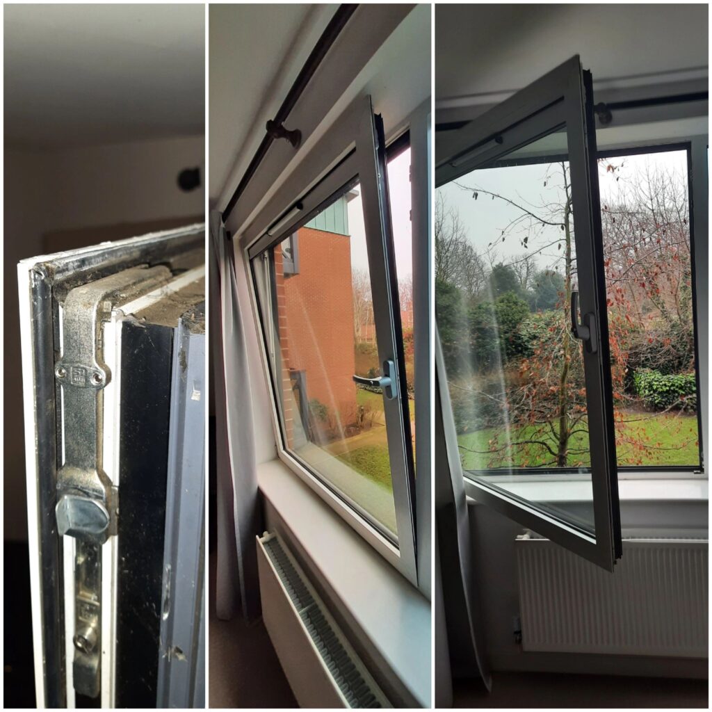 Aluminium window locking mechanism repaired in Isleworth