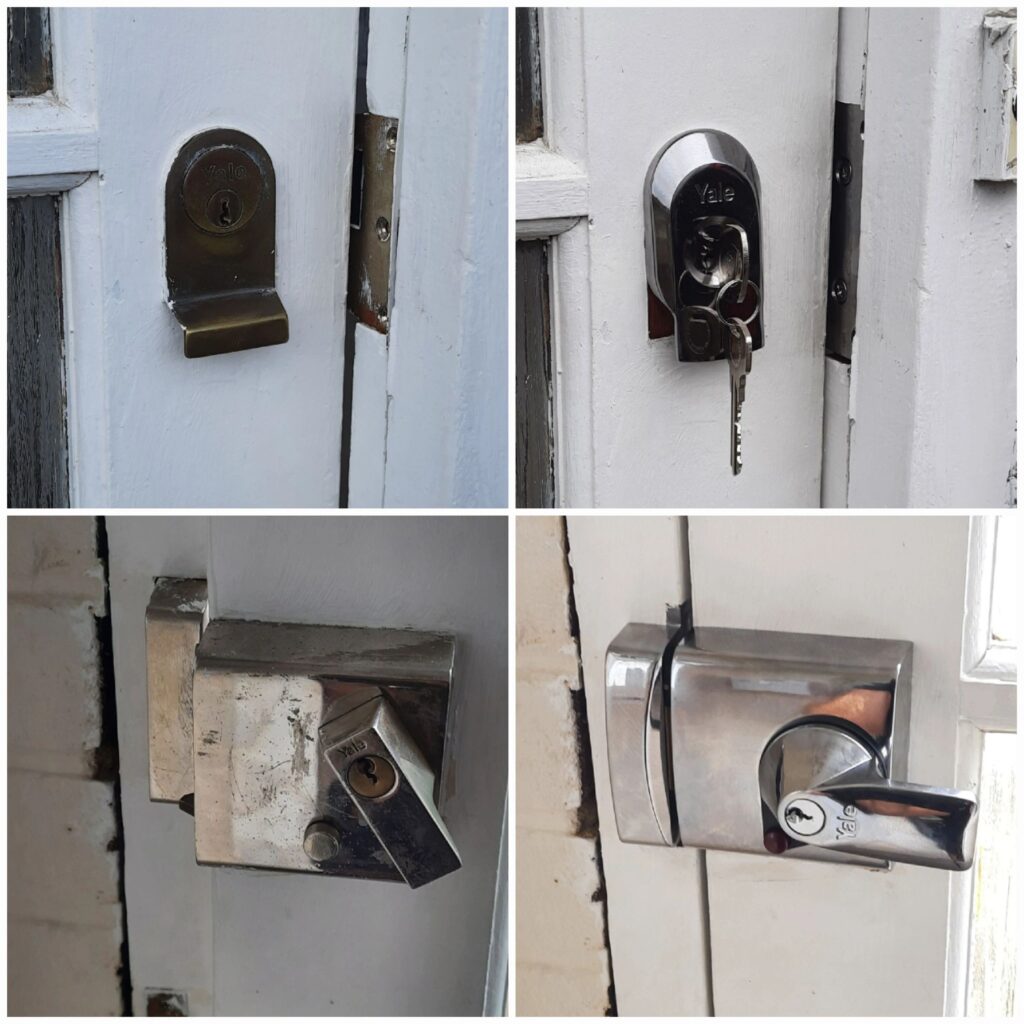 British Standard nightlatch replacement in Slough
