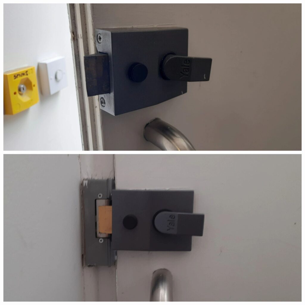 Communal nightlatch backbox replacement in Richmond