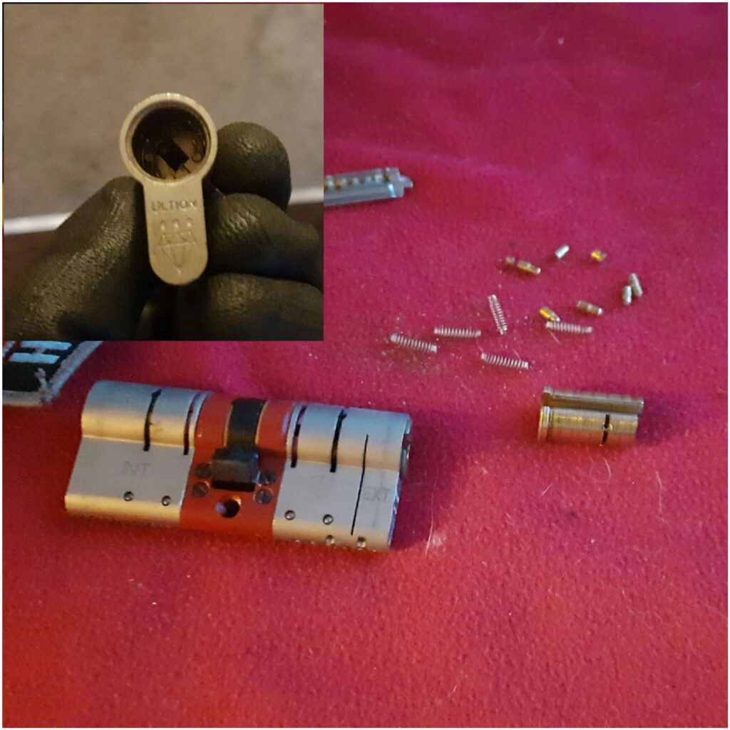 Failed front door cylinder replaced in Staines