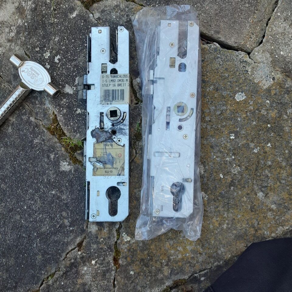 Front door multipoint mechanism replacement in Feltham