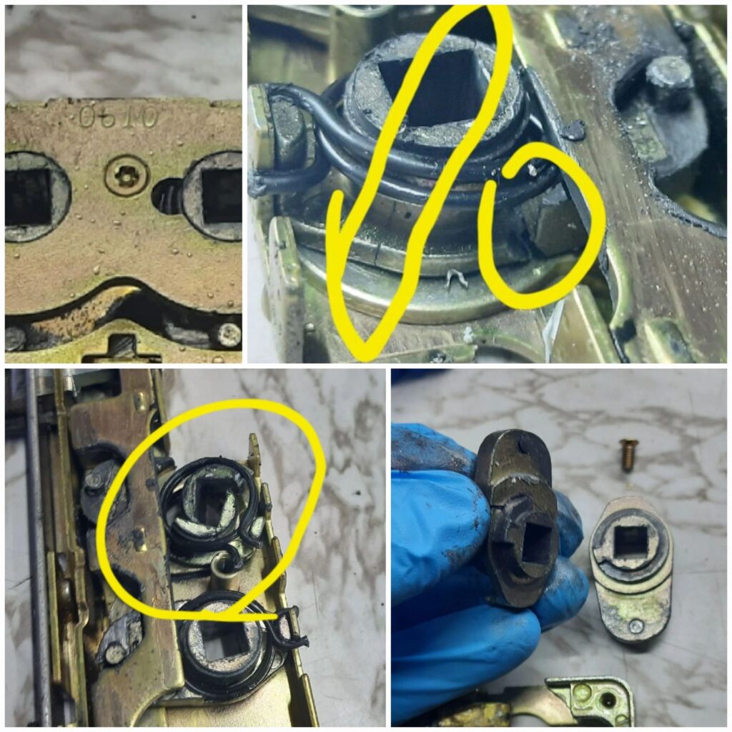 Cracked multipoint gearbox spindle repaired in Ashford