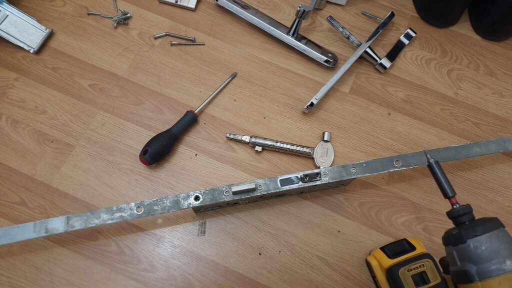 Multipoint lock replacement on a flat door in Richmond