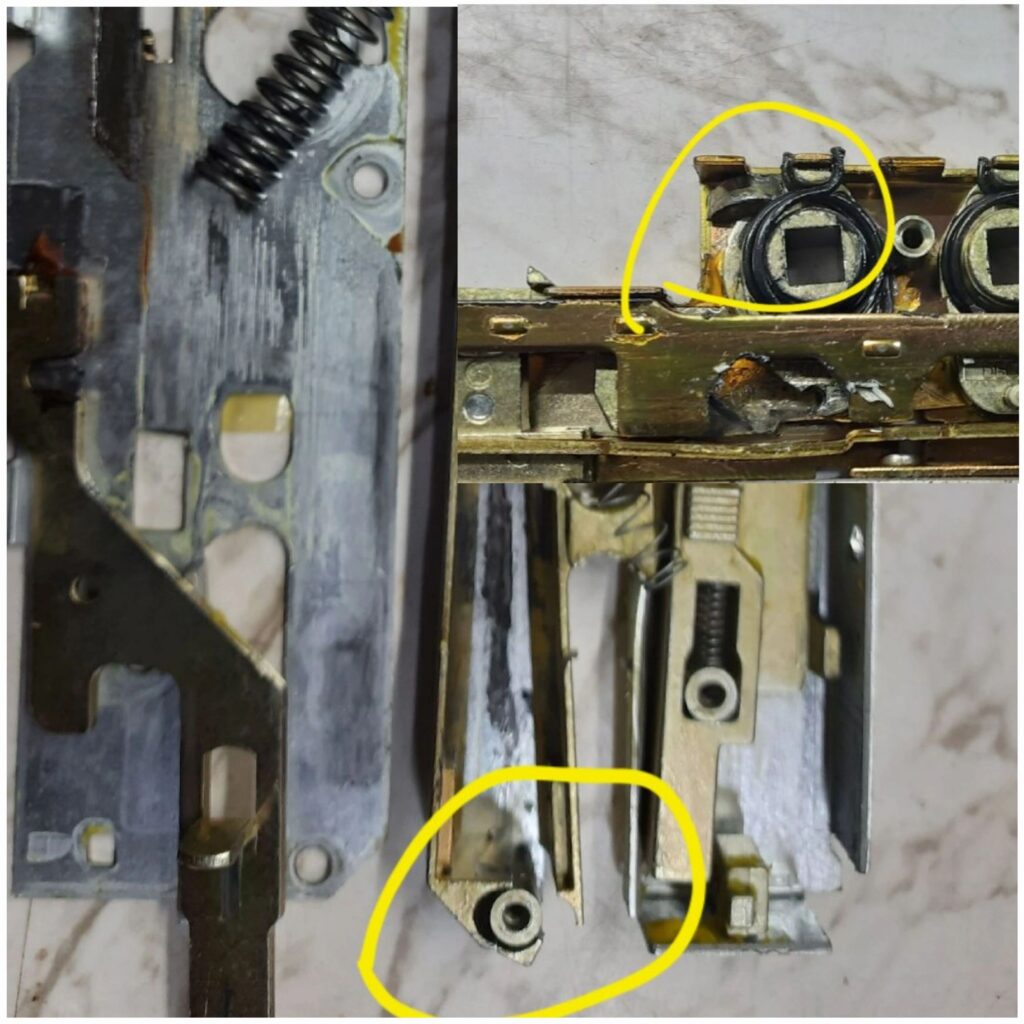 Multipoint locking systems replaced on doors in Shepperton