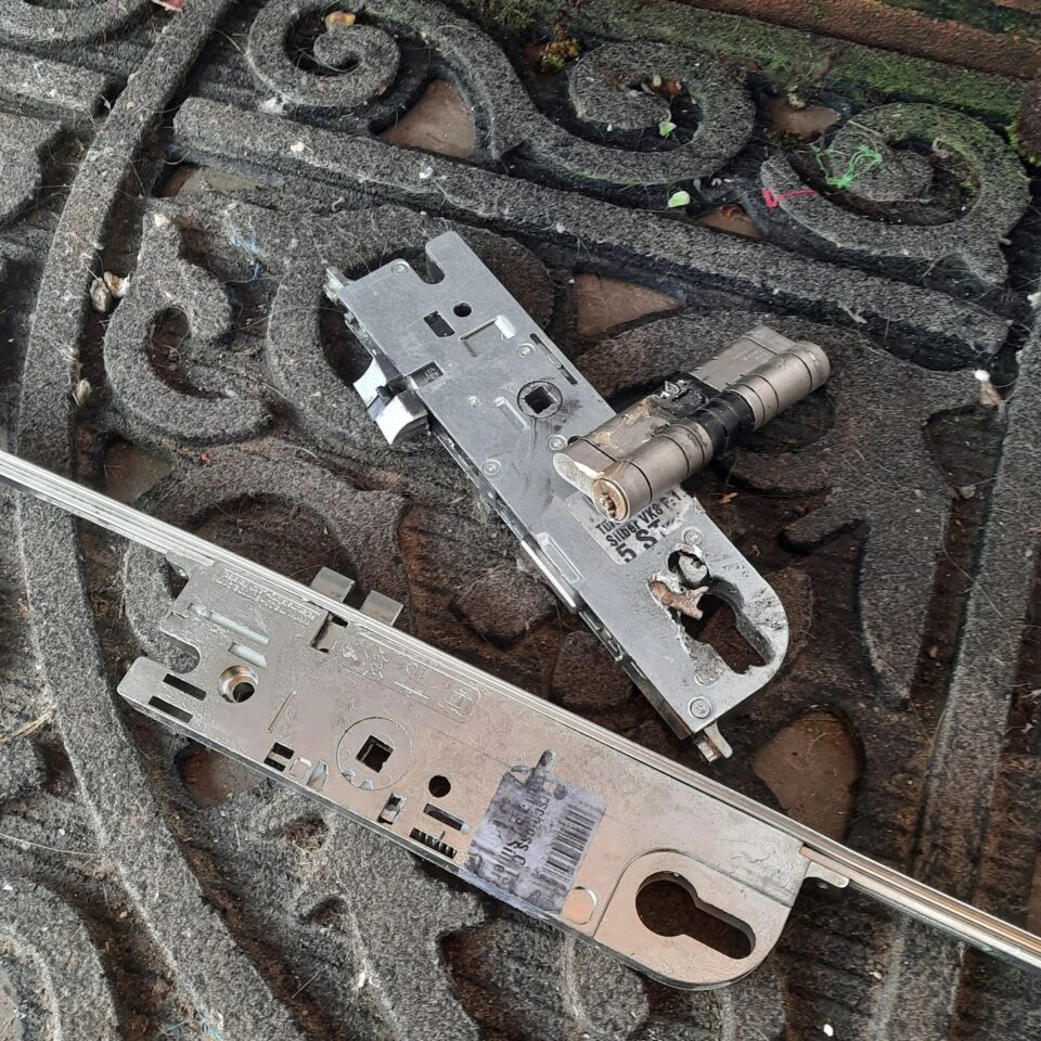 Patio door multipoint lock repair in Ashford