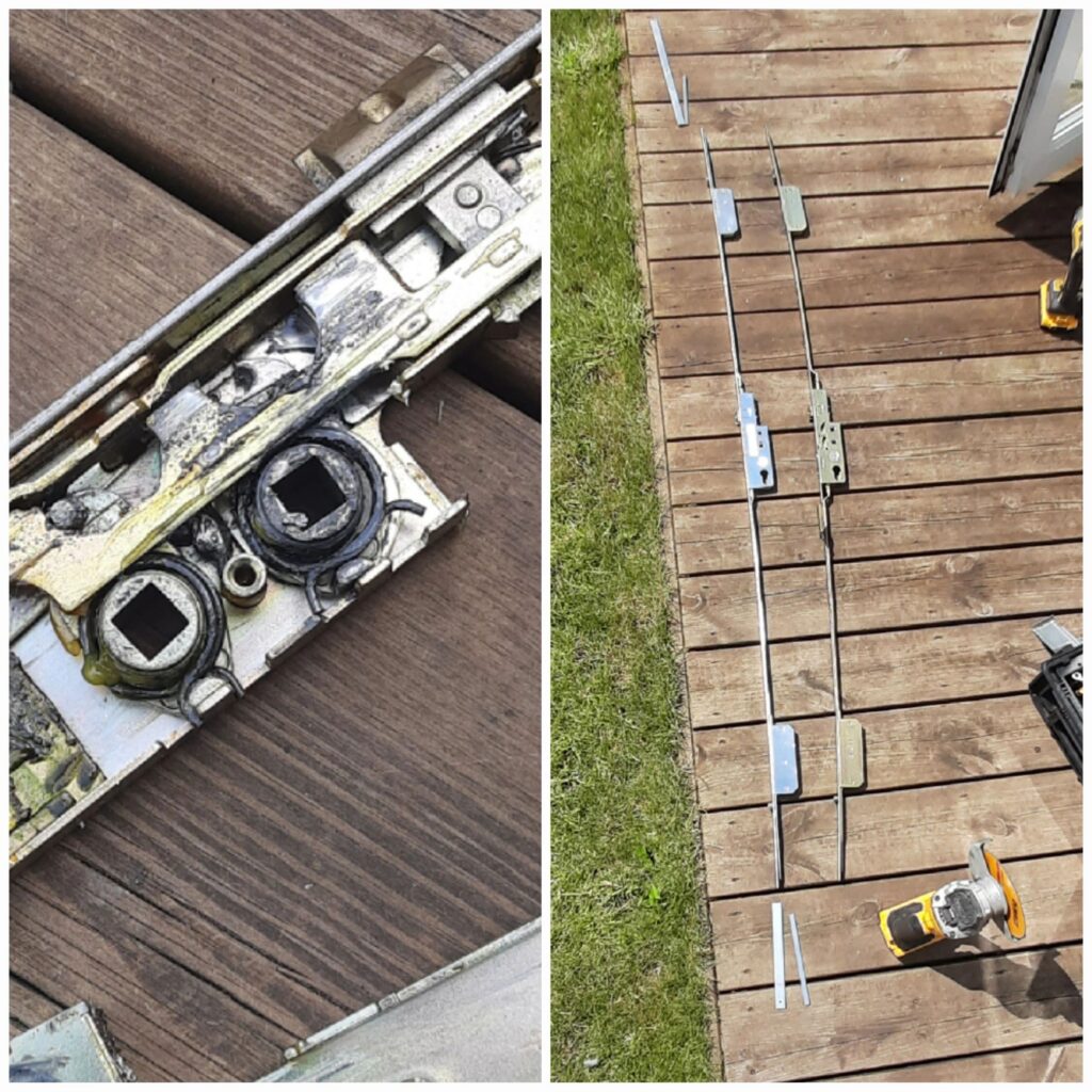 Patio door multipoint mechanism replaced in Weybridge