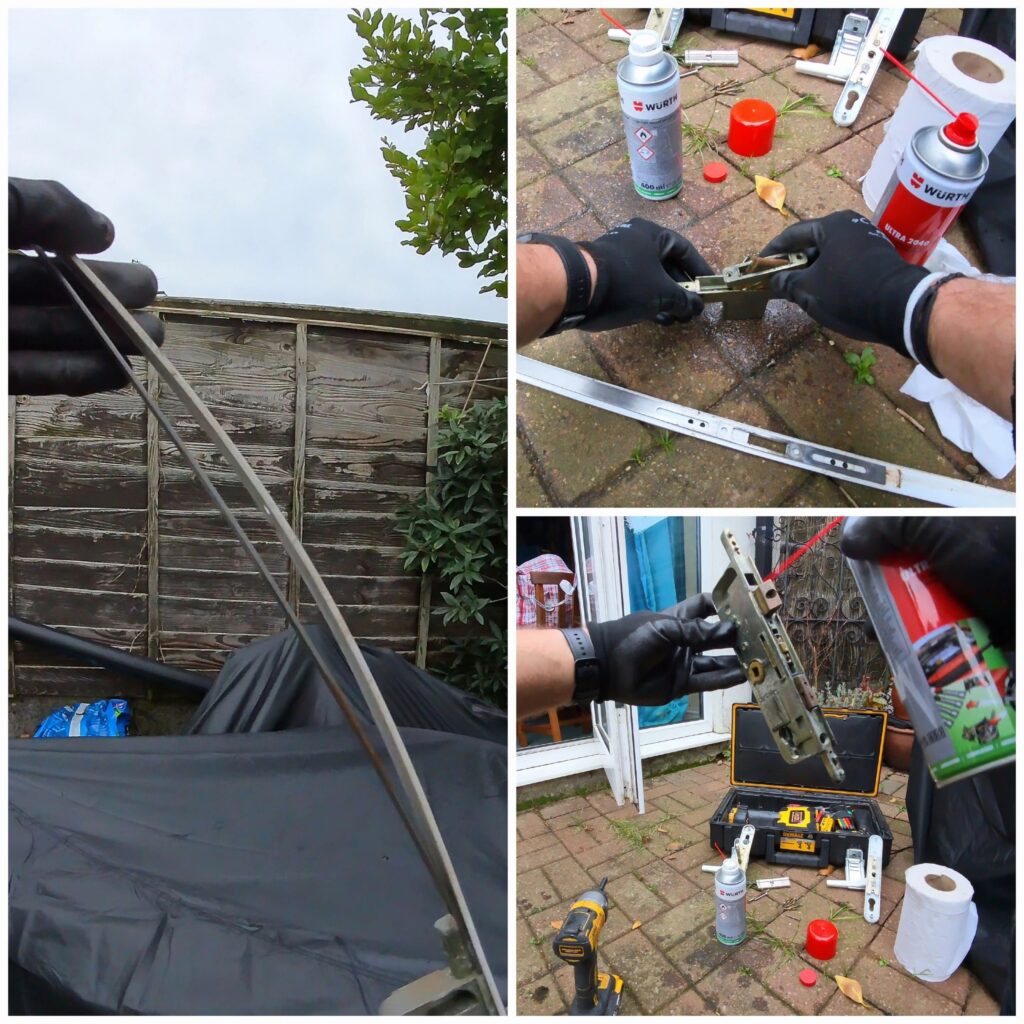 Patio door multipoint mechanism repaired in Ashford