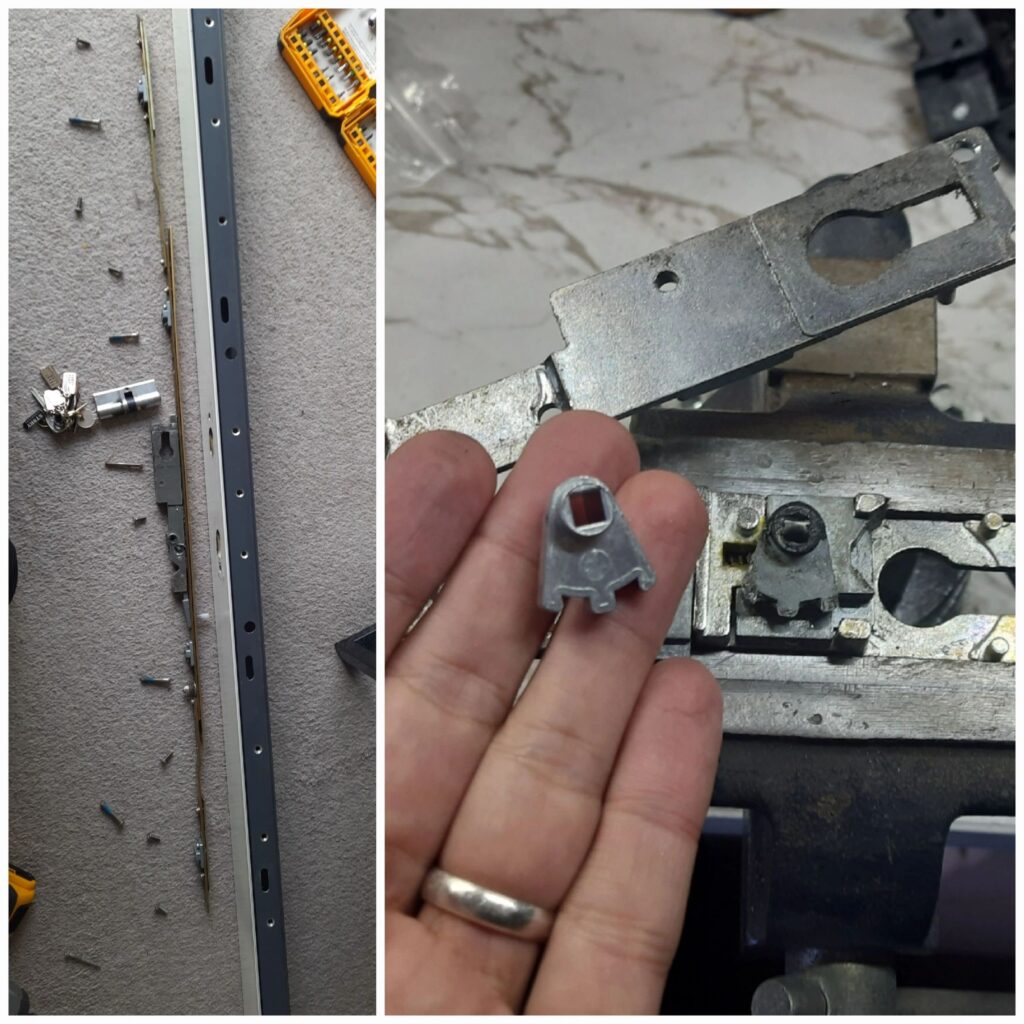 Sliding door locking mechanism repaired in Isleworth