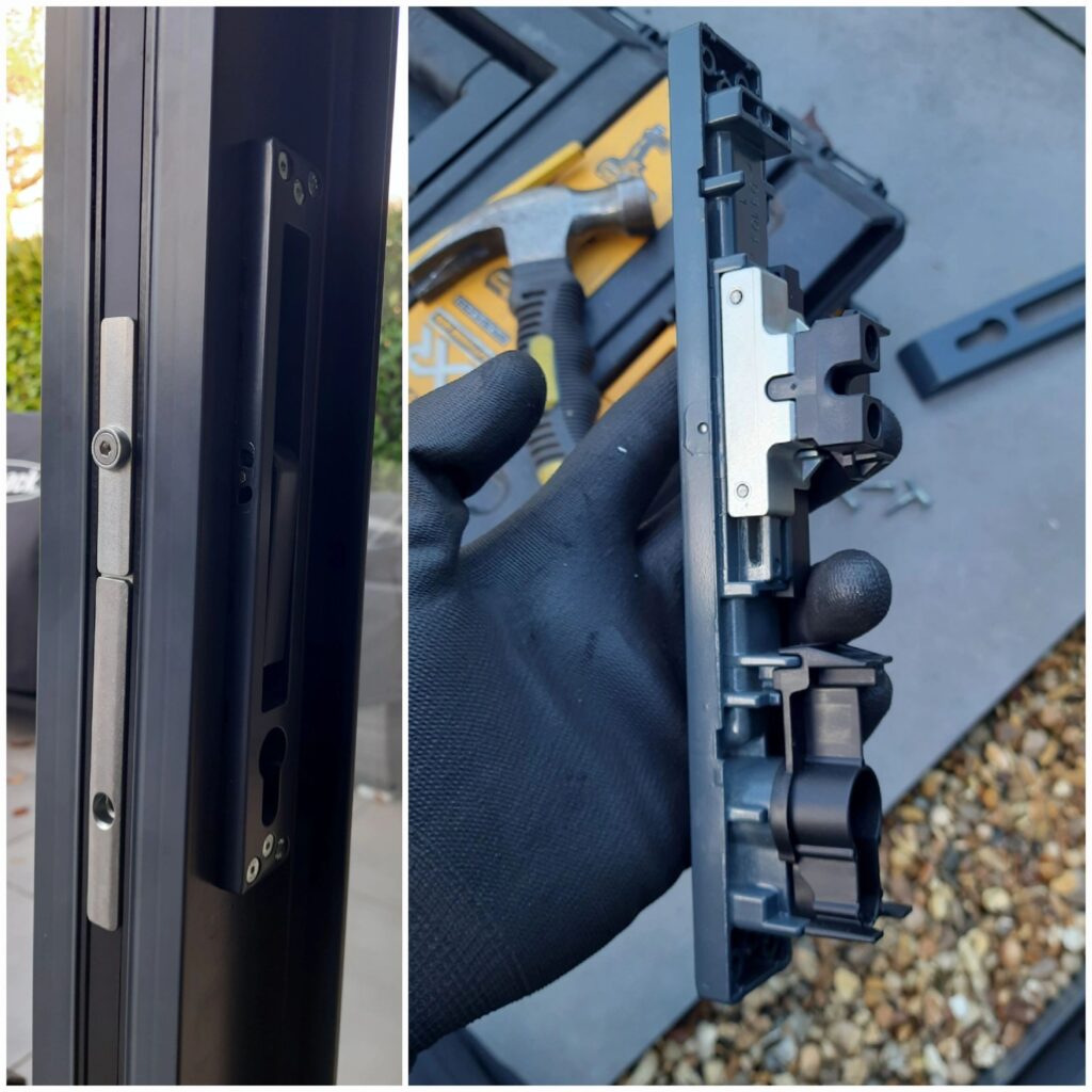 Sliding door locking mechanism repaired in Addlestone