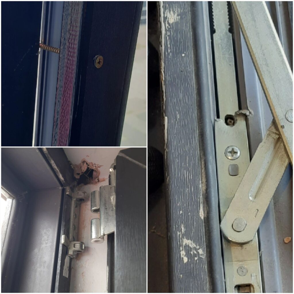 Damaged tilt-and-turn window repaired in Hounslow
