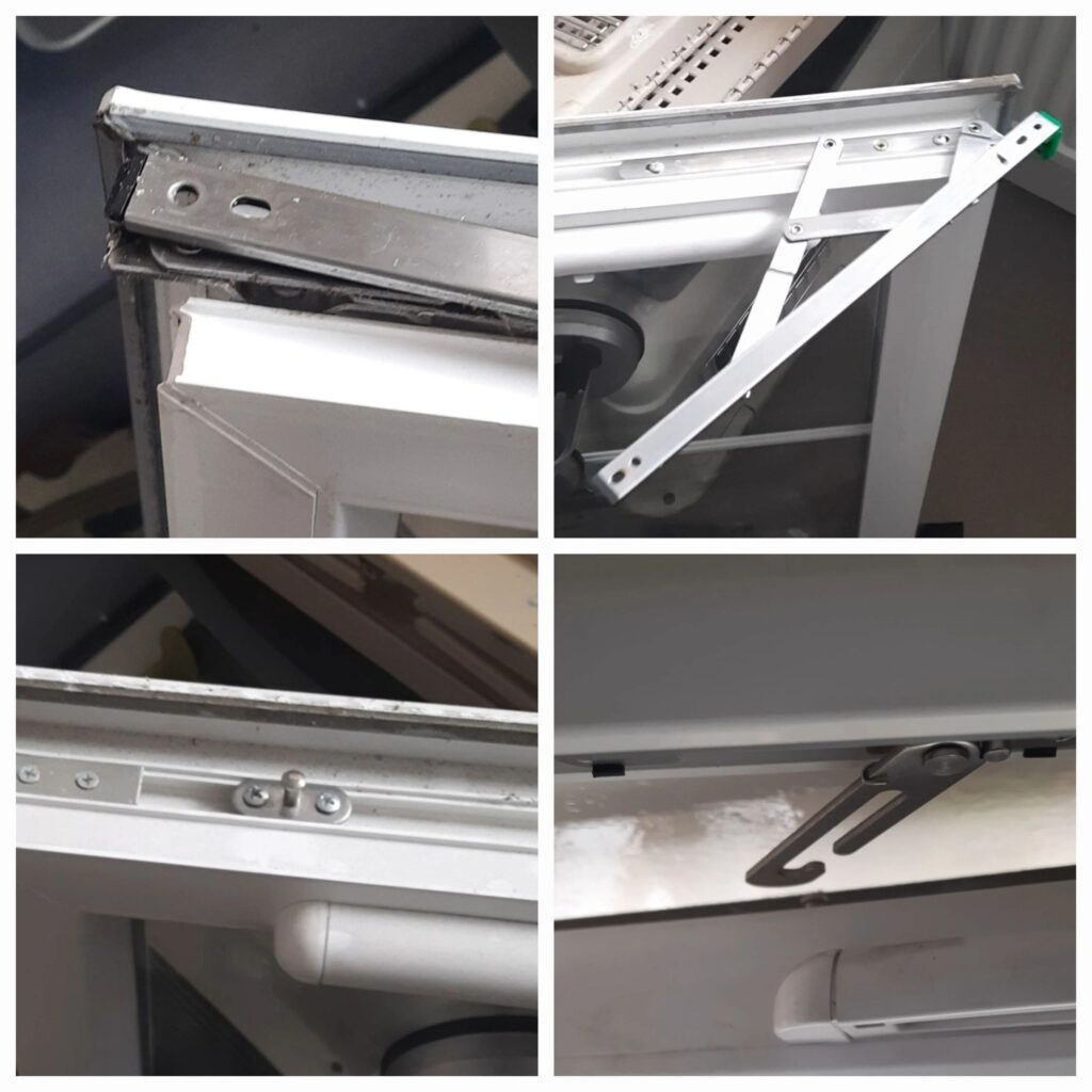 uPVC window hinges and restrictor fitted in Richmond