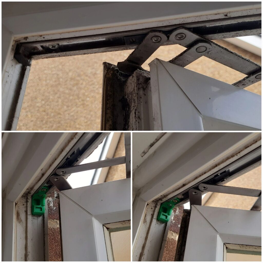 Window hinge replacement and adjustment in Chesham
