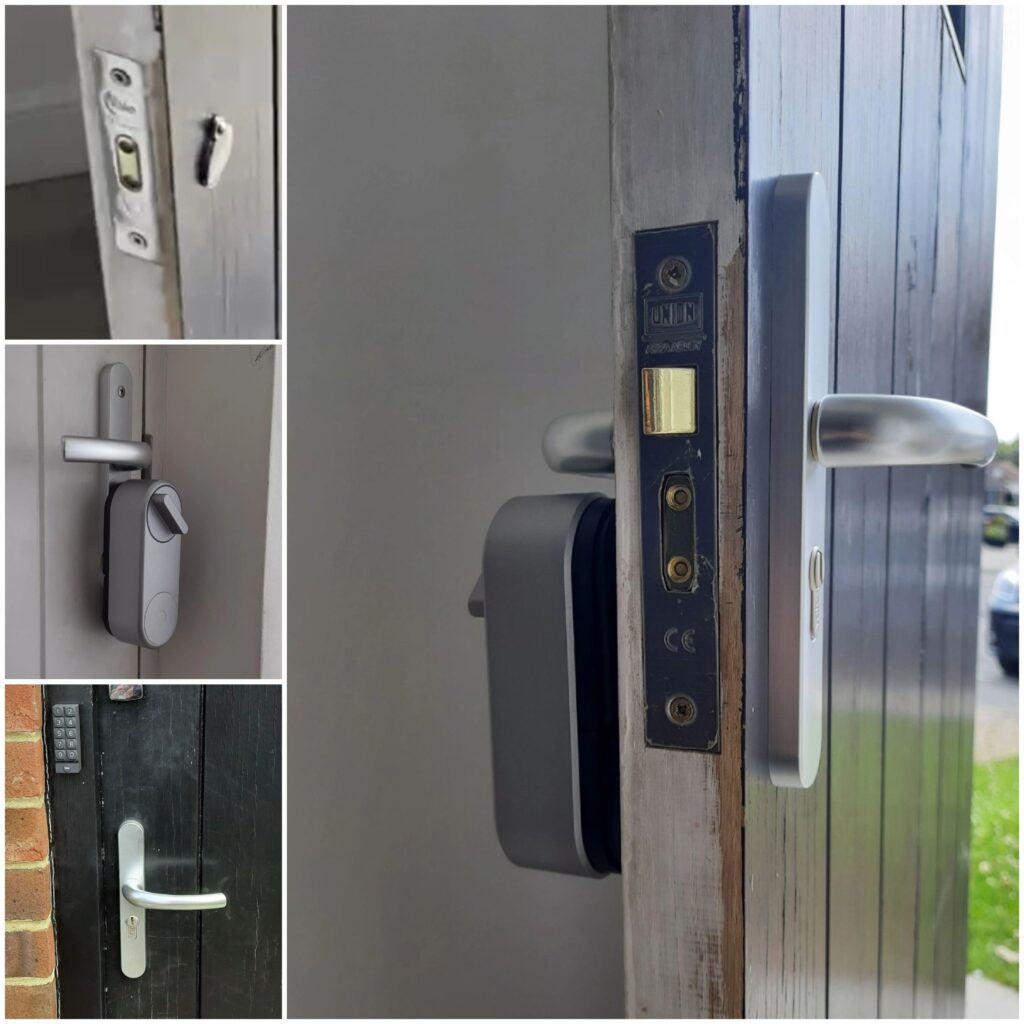 Yale Linus smart lock and keypad installation in Borehamwood